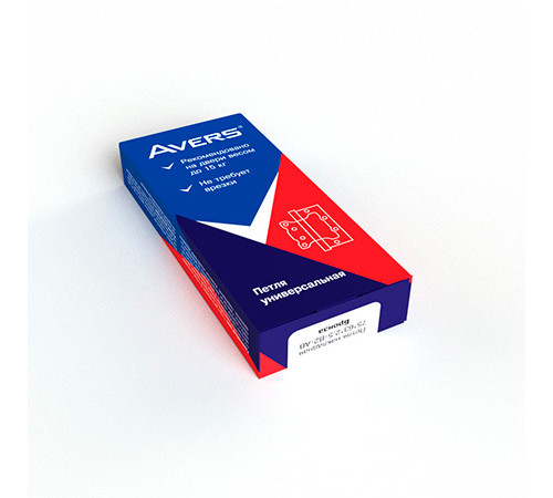 Петля накладная Avers 75*63*2,5-B2-CR
