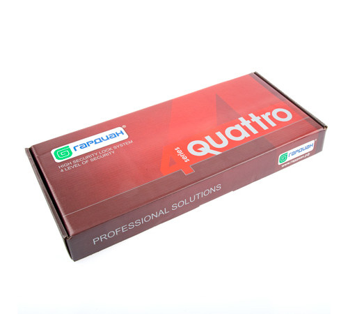 Замок врезной ГАРДИАН-4011 Т-5кл QUATTRO лев.