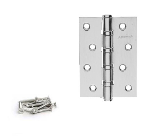 Петля врезная Apecs 100*70-B4-Steel-CRM