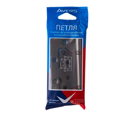 Петля накладная Avers 100*75*2,5-B2-BN