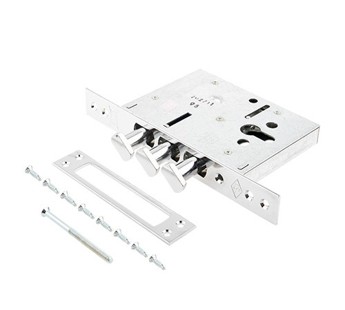 Замок врезной KALE KILIT 287D-BS60-CP-(SP)-STB 287D0000003