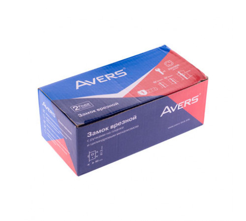 Замок врезной Avers 1023/60-CR