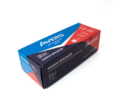 Замок врезной Avers T-0523-C-CR-L