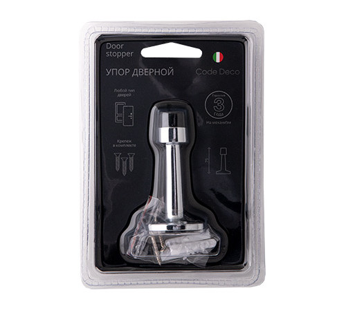 Упор дверной Code Deco DS-0018-CR