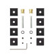Ручки-скобы Avers Square HC-0920-40*20/800-INOX-BLM