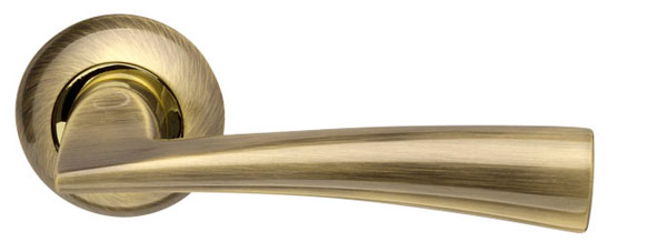 Ручка раздельная Armadillo (Армадилло) Columba LD80-1AB/GP-7 бронза/золото