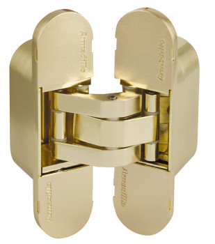 Петля скрытой установки с 3D-регулировкой Armadillo 11160UN3D (Architect 3D-ACH Universal 60) SG матовое золото